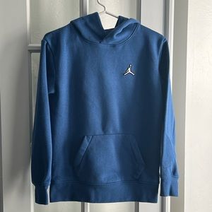 Boys Large Jordan Hooded Sweatshirt Blue